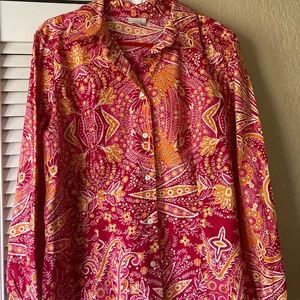 Paisley Long Sleeve Blouse